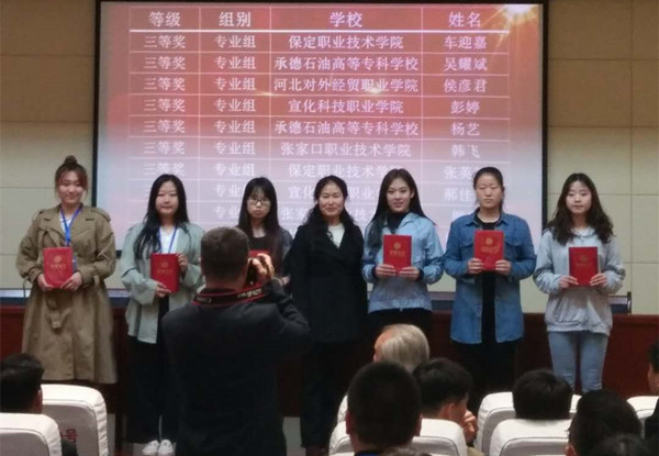 我院师生参加河北省高职院校职业技能大赛英语口语赛项取得佳绩