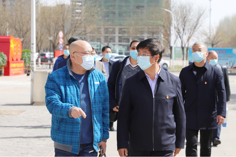 省教育厅对我院常态化疫情防控工作进行督导检查