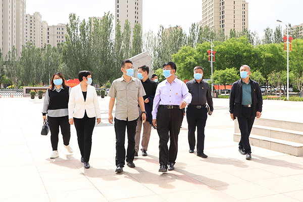 省教育厅督导组对我院招生考试安全、党史学习教育及学生疫苗接种等多项工作进行督导检查