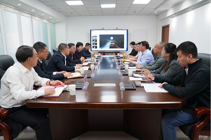 张北县政府代表团到访我院