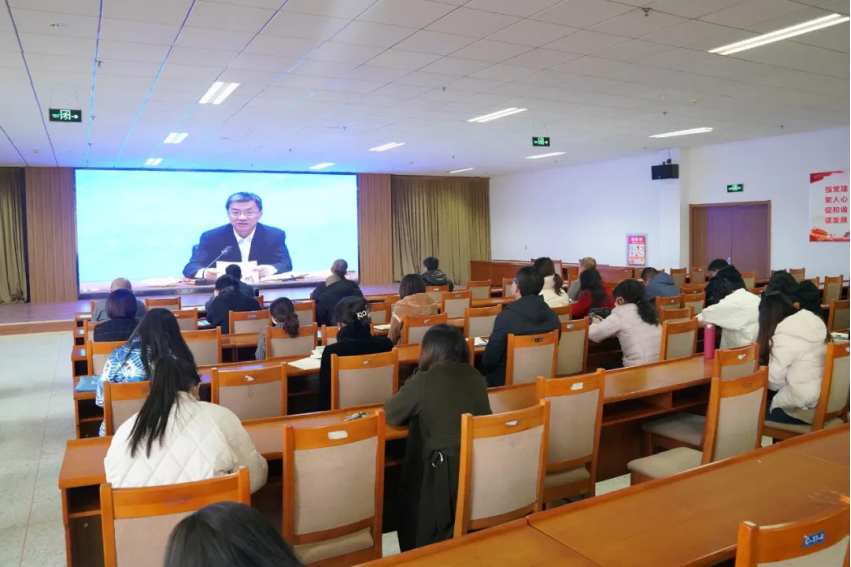 我院集中收看2022届全国普通高校毕业生就业创业工作网络视频会议